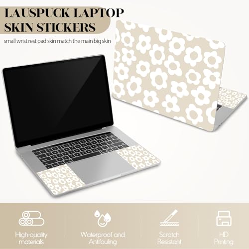 Image of Laptop Skin Sticker Decal, Apricot Flower 13 inch 13.3 inch 14 inch 15 inch 15.4 inch 15.6 inch Laptop Netbook PC Notebook Universal Vinyl Reusable Skin Sticker Cover Art Case Protector
