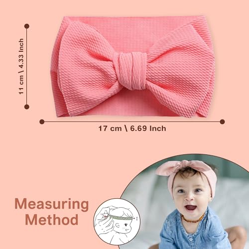 Image of POLKA TOTS Baby Hairbands for Kids Girl | Cute Stretchable Hair Bands for Baby Girls | Kids Hair Accessories | Elastic Infant Hairband | Toddler Hair Clips (Pack of 3)