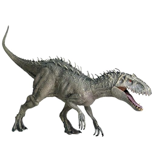 LGWJHCY Dinosaurier-Spielzeug, Tyrannosaurs Rex, realistischer Dilophosaurus-Dinosaurier-Spielzeug, simuliertes Dinosaurier-Ornament, lustige, fantasievolle Spielfigur, Dinos – cooles Spielzeug für