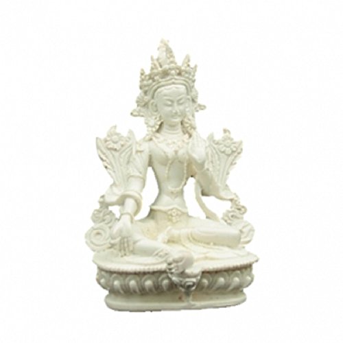 Ph Import, Tara Verde Femmina, 15 Cm, Yoga Meditation Shyama Tara Tibet