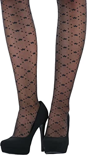 Image of ToBeInStyle Women's Valentine Day Themed Opaque Sheer Pantyhose w /Heart Love