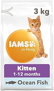 IAMS Complete Dry Cat Food for Kittens with Ocean Fish 3 kg