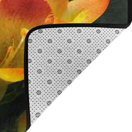 Tapis de sol absorbant et antidérapant lavable pour chambre - 5