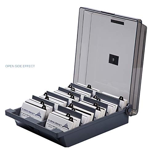 Rehomy - Porta biglietti da visita con divisori