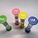 Sand Timer 3 Colorful Small Hourglass for Kids Acrylic Covered Sandglass Clock 1Min / 2Min / 3 Min for Toothbrush Board Game Classroom Office (3 Pack-1/2/3 Min)