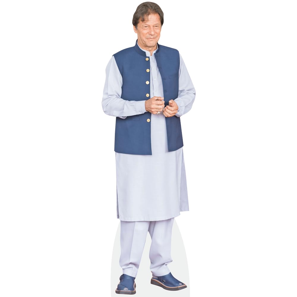 Celebrity Cutouts Mini Size Cutout Imran Khan (Blue)