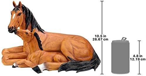 Miniatura 8 de Design Toscano Estatua maternal del caballo de potro y yegua del amor