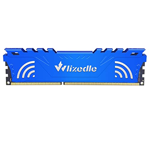 Image of DDR3 RAM 8GB 1866MHz CL13 DIMM Wlizedle Desktop Memory PC3-14900 240-Pin 1.5V 2Rx8 Dual Rank Channel Non-ECC Unbuffered PC Computer Sdram Sticks Module Upgrade, Blue