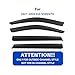 Window Visors Rain Guards Shield for 2021 2022 2023 2024 2025 2026 Kia Sorento, Out-Channel Window Vent Wind Deflectors Visors Shades for 21-26 Sorento