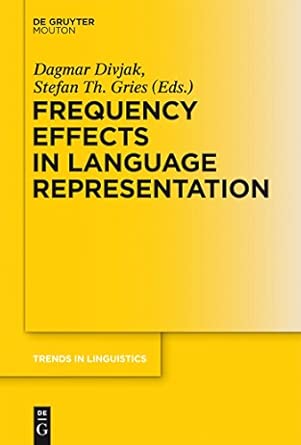 Frequency Effects in Language, Volume 2, Frequency Effects in Language Representation: 244 book cover