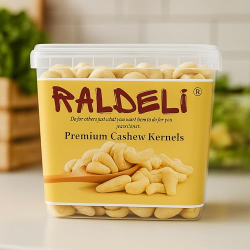 Image of RALDELI W240 Standard Size Cashew Nuts 1 Kg | Premium Whole Cashew Kernels | Fresh & Crunchy