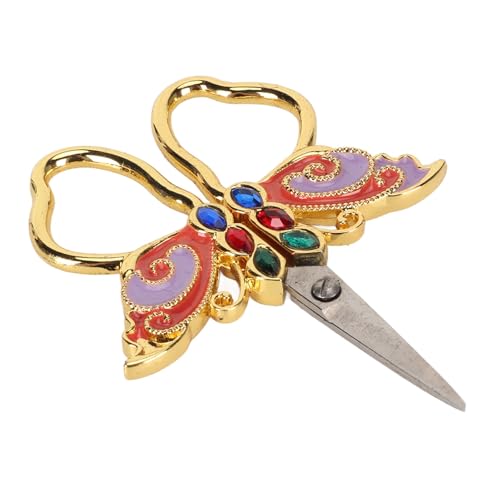 Tijeras de Costura Vintage, Tijeras de Sastre de Acero Inoxidable a Tijeras de Costura Afilada en Forma de Mariposa para Bordados, Manualidades, Costura