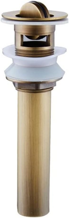 Bathroom Accessories Basin Sink Up Drain Antique Finish Brass Waterlet Kitchen Strainer (Color : C, Size : 2.6 inch) (E 2.6 inch)
