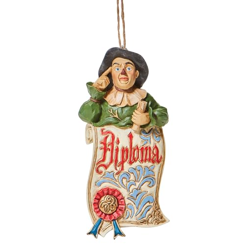 Image of Jim Shore Scarecrow Diploma Ho Hanging Ornament