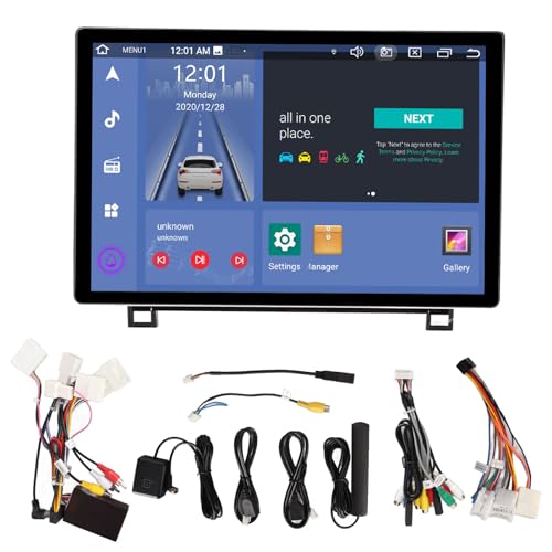 GOTOTOP Estéreo para carro, interface USB DVR 5.0 receptor de mídia sem fio Carplay 18 estações nave