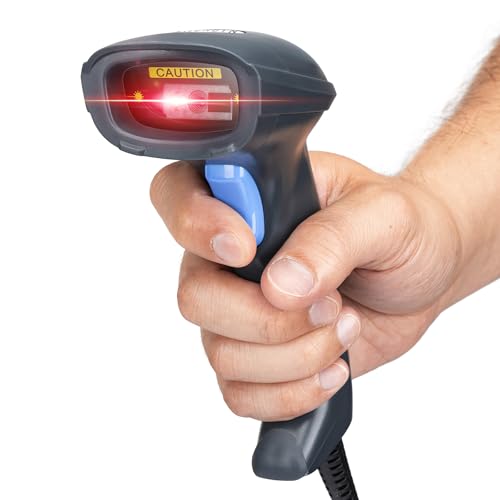 Image of MUNBYN Book Scanner for Personal Library, 1D /2D USB Handheld Barcode Scanner, Support ISBN /UPC and Other Barcode, Plug & Play