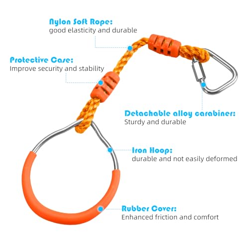 Parcours d'obstacls ninja nfant - 30 accssoirs, 10 m d slacklin - sac d transport - blu roug au millur prix