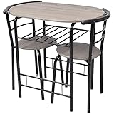 vidaXL Bartisch Barhocker Bar Set Tresentisch Küchentisch Stehtisch Barstuhl