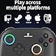 BuLuHAHA RG P01 Controller für PC Android IOS Steam Switch Gamepad Bluetooth RGB Hall Effect Joystick XBOX Game Controller ANBERNIC RGP01 mit Gyroscope Dual Vibration Dauerfeuer funktion