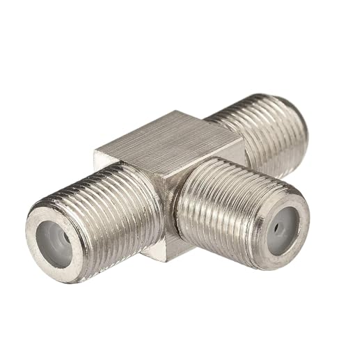 Adaptateur coaxial type F double femelle pour diviser une prise d'antenne