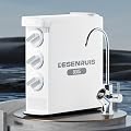 Reverse Osmosis Water Filter System, 800 GPD Fast Flow, 3:1 Pure to Drain, Tankless Under Sink Dual RO Water Filter System, Reduce PFAS & TDS, Smart LED Faucet, by DESENRUIS