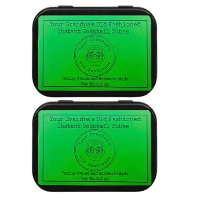 Old Fashioned Mix – Cocktail Cubes for Bourbon & Whiskey | Just Add Alcohol | Small Batch, No Refrigeration | Giftable Tin | Your Grandpa’s | 6 Cubes Makes 12 Drinks