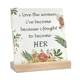 Urbcent Inspirational Desk Decor for Women Encouragement Quotes Gifts for Women Friends Motivational