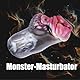 Seckoe Tier Masturbator Taschenmuschi Realistisch Groß Monster Realistische Masturbatoren mit Animal Vagina Analtunnel Pocket Pussy Sex Spielzeug für die Männer Taschen Muschi (G6195, Kaninchen)