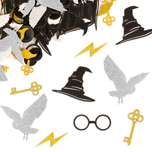 BHGT 120 Stück Glitter Magier Konfetti Geburtstag Wizard Streudeko...