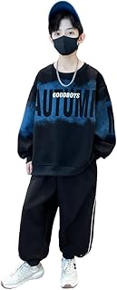 [KOSIKINI] 子供服 男の子 ジャージ キッズ 春 秋 服 セットアップ ボーイズ トレーナー カジュアルパンツ 2点セット 子供 スウェット 上下セット 男の子 小学生 中学生 服 セットアップ ボーイズ 韓国 おしゃれ 普段着