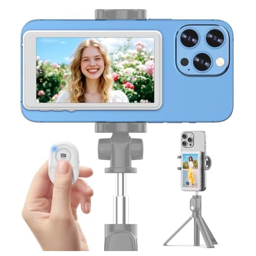 4K Selfie Monitor with Magnetic Fixation