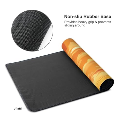 Tapis de souris de jeu antidérapant fini les tapis qui glissent sur le bureau de maison - 3