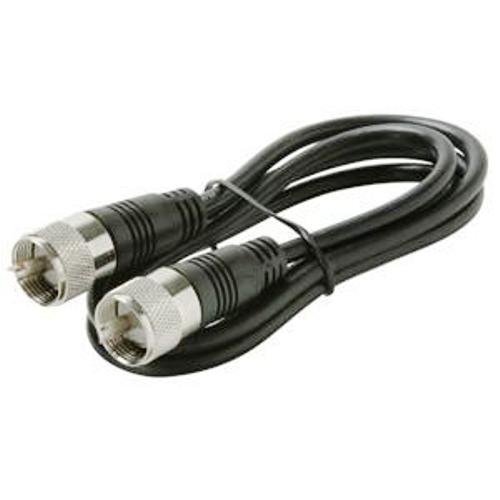 STEREN6ft UHF-UHF RG58 Patch Cable Black - 205-606