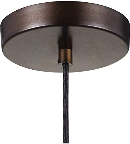 Feiss P1348Pagb/Dwz Baskin Glass Pendant Lighting, Brass, 1-Light (10"Dia X 10"H) 60Watts #TOP5