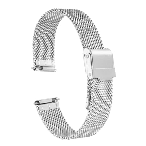 HARFINGTON 316L Stainless Steel Mesh Watch Band Quick Release Adjustable Metal Watch Strap for Men Women