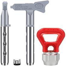 3 in 1 Reversible Spray Tip Nozzles Paint Spray Tips Airless Sprayer Nozzles Airless Sprayer Spraying Machine Parts for Homes Buildings Decks or Fences 515, 517, 521