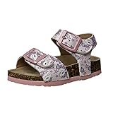 Laura Ashley Girls’ Sandals – Strapped Open Toe Buckle Sandals (Toddler), Size 7 Toddler, Unicorn