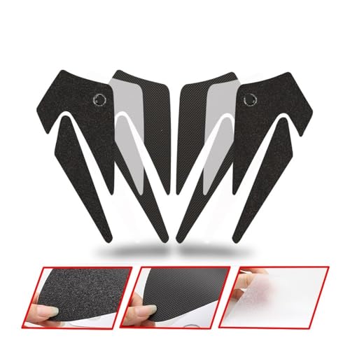 Protection réservoir MT-07 2013-2016 coussin antidérapant noir - 2
