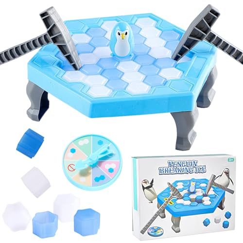 Rettet den Pinguin Eisbrecher-Spiel, Pinguin Spiels Familien-Brettspiel, Brettspiel Gesellschaftsspiel für Kinder, Penguin Drop Spiel für Kinder ab 3 Jahren