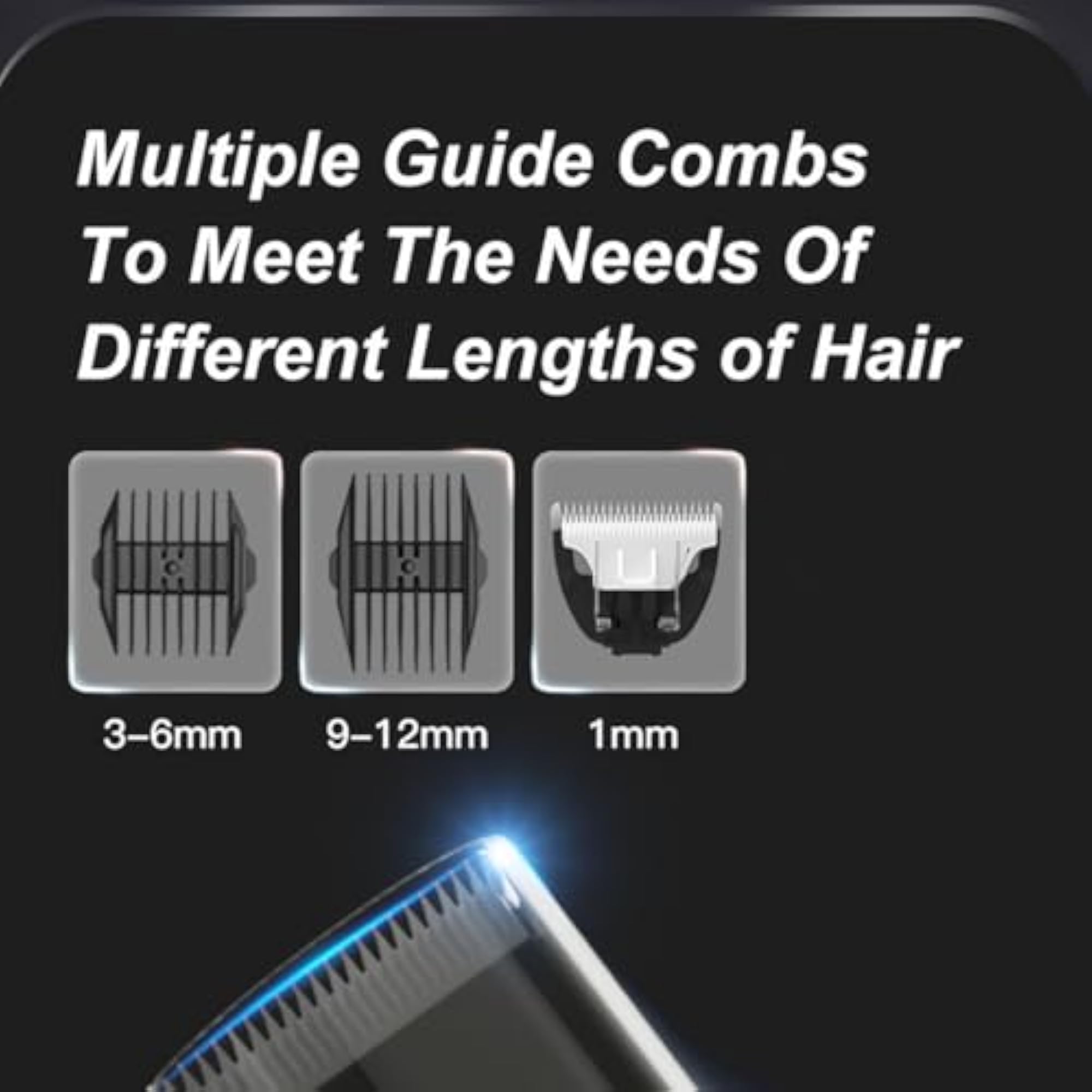 Vacuum Hair Clippers for Men, Electric Hair Cutting Kit