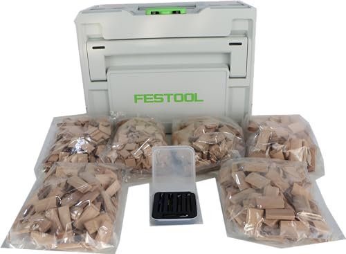 576794 Domino Tenons Assortment Systainer Replacement Festool 576794 Domino Assortment In Systainer Case DS 4/5/6/8/10 1060 Piece Set,576794 DF 500 Q Domino Tenons Assortment Systainer