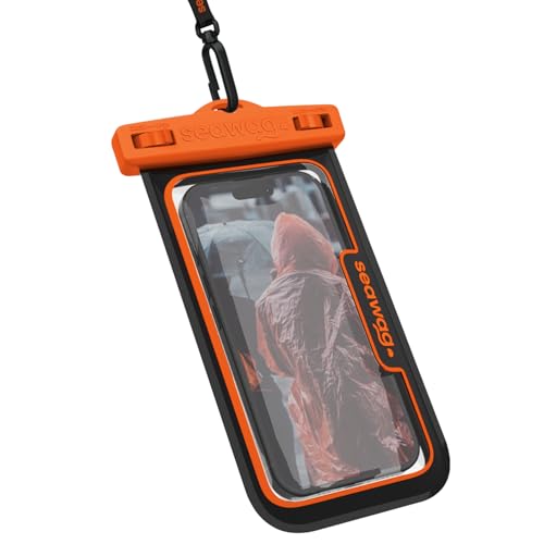 SEAWAG Pochette Etanche pour Smartphone Taille Universelle (Orange)