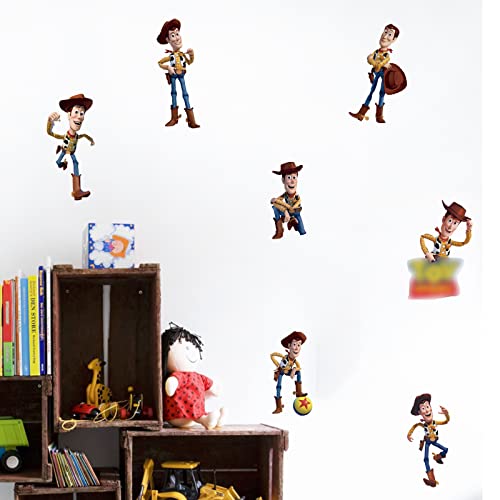 Kids Toys Woody Wall Decals Peel And Stick, Cartoon Wall Stickers For Toy-Story's Themed Room Kids Bedroom Nursery Wall Art Decor #TOP3
