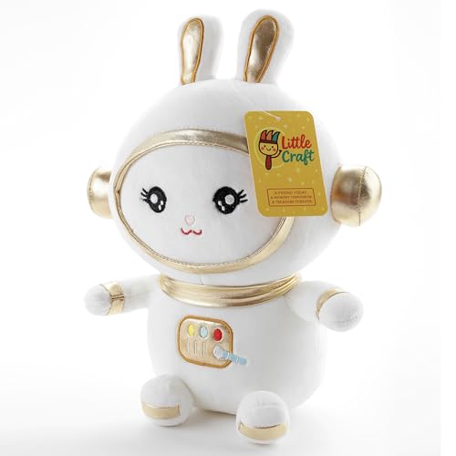 Image of 45 CM Cute Astronaut Bunny Plush Soft Toy, Kawaii Stuffed Animal Doll, Soft Plush Pillow for Kids & Adults, Hugging Companion, Bedroom Decor, Birthday Gift