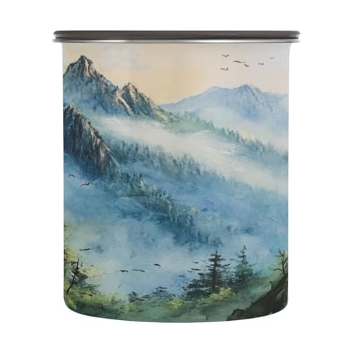 Envase de acero inoxidable para café con sello hermético 900 ml