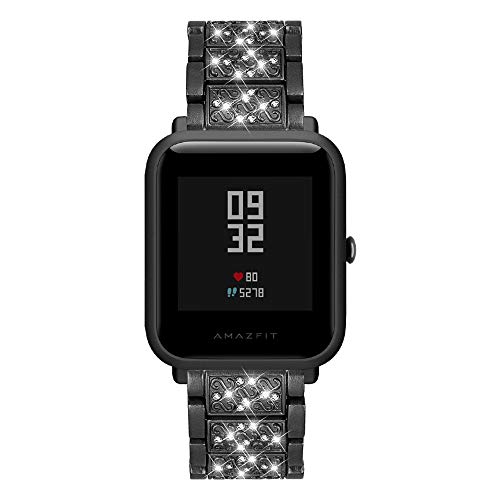 Correa metálica con piedras para reloj Luoba 1.69 miniatura 6