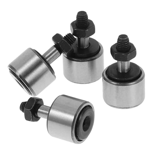 LIGIGWASH 4piezas Rodamientos De Agujas Tipo Perno Cojinete De Rodillos De Acero Cojinete De Agujas Seguidor De Leva Atornillado Para Alta Precisión