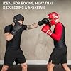 Elite Sports Boxing Headgear Men, Boxing Head Guard Sparring Gear, MMA Headgear Kickboxing Muay Thai Training Helmet, Protective Fighting Gear, Adjustable Face Protection
