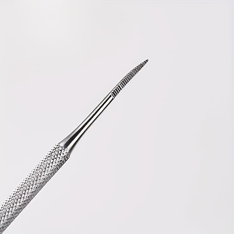 Stainless Steel Toenail Tool, Double-Headed Nail Hook and File, Ingrown Toenail Care, Foot Beauty Tool