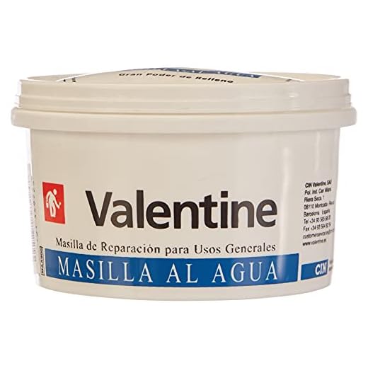 Valentine 0 Masilla plastica yeso blanco 500 ml
